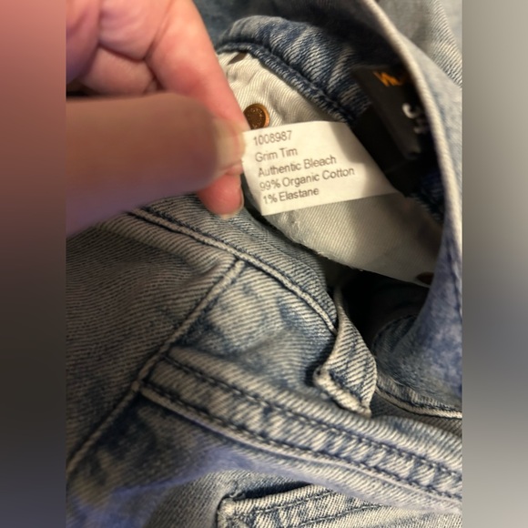 Men’s Nudies Grim Tim Slim Straight Jeans - Picture 10 of 11